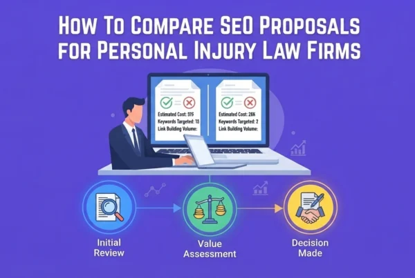 Attorney reviewing SEO contract terms before signing an agreement